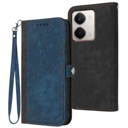 Side Buckle Double Fold Hand Strap Leather Phone Case, For Realme P3 Ultra 5G, For Realme P3 Pro, For Realme 14 Pro+, For Realme 14 Pro, For Realme 14x Global, For Realme C75 Global, For Realme GT7 Pro, For Realme 13 Pro / 13 Pro+ Global               ...