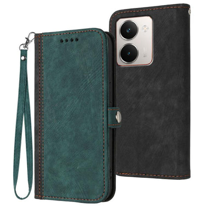 Side Buckle Double Fold Hand Strap Leather Phone Case, For Realme P3 Ultra 5G, For Realme P3 Pro, For Realme 14 Pro+, For Realme 14 Pro, For Realme 14x Global, For Realme C75 Global, For Realme GT7 Pro, For Realme 13 Pro / 13 Pro+ Global               ...