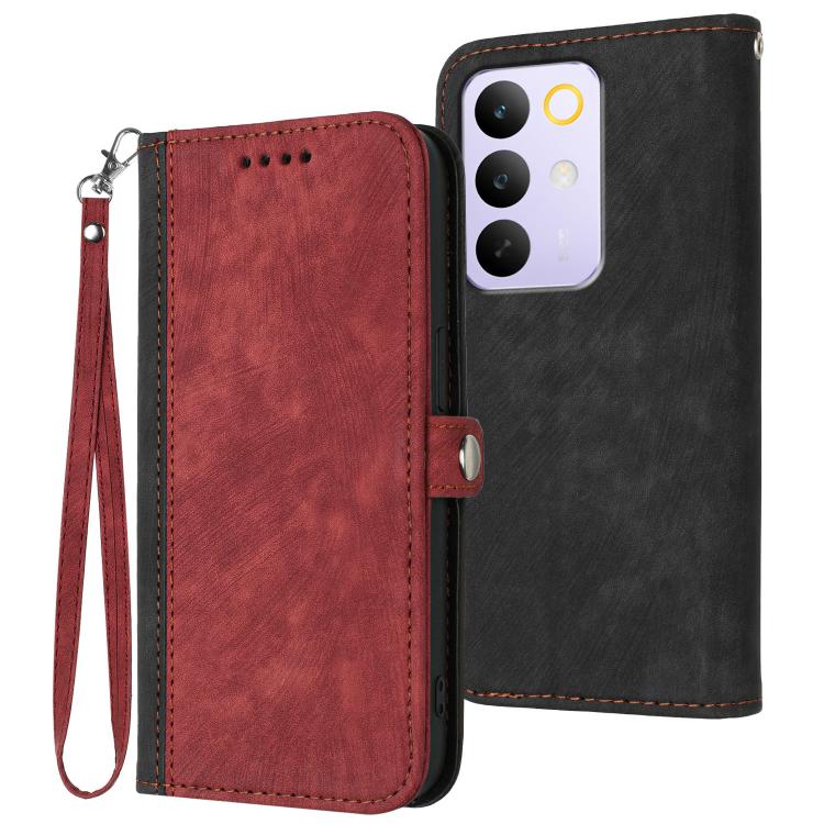 Side Buckle Double Fold Hand Strap Leather Phone Case, For Realme 16T 5G, For Realme C100 4G, For Realme P4 Power 5G, For Realme Note 80 4G, For Realme Neo8 5G, For Realme 16 5G, For Realme 16 Pro+ 5G Global, For Realme 16 Pro 5G Global                ...