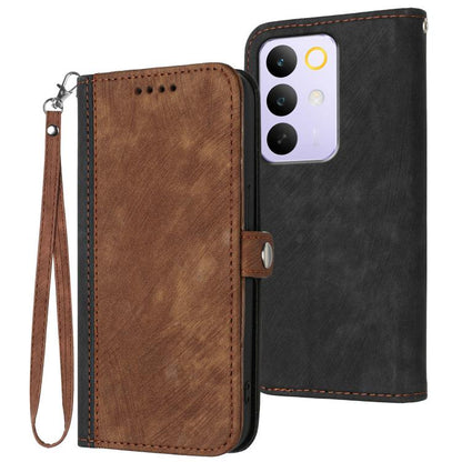 Side Buckle Double Fold Hand Strap Leather Phone Case, For Realme 16T 5G, For Realme C100 4G, For Realme P4 Power 5G, For Realme Note 80 4G, For Realme Neo8 5G, For Realme 16 5G, For Realme 16 Pro+ 5G Global, For Realme 16 Pro 5G Global                ...