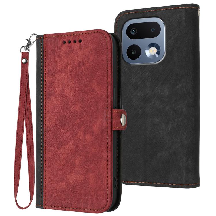 Side Buckle Double Fold Hand Strap Leather Phone Case, For Realme 16T 5G, For Realme C100 4G, For Realme P4 Power 5G, For Realme Note 80 4G, For Realme Neo8 5G, For Realme 16 5G, For Realme 16 Pro+ 5G Global, For Realme 16 Pro 5G Global                ...