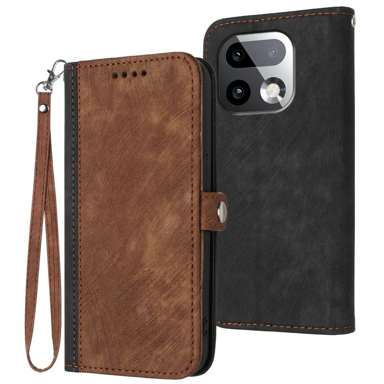 Side Buckle Double Fold Hand Strap Leather Phone Case, For Realme 16T 5G, For Realme C100 4G, For Realme P4 Power 5G, For Realme Note 80 4G, For Realme Neo8 5G, For Realme 16 5G, For Realme 16 Pro+ 5G Global, For Realme 16 Pro 5G Global                ...
