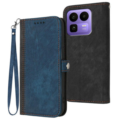 Side Buckle Double Fold Hand Strap Leather Phone Case, For Realme 16T 5G, For Realme C100 4G, For Realme P4 Power 5G, For Realme Note 80 4G, For Realme Neo8 5G, For Realme 16 5G, For Realme 16 Pro+ 5G Global, For Realme 16 Pro 5G Global                ...