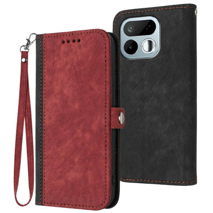 Side Buckle Double Fold Hand Strap Leather Phone Case, For Realme 16T 5G, For Realme C100 4G, For Realme P4 Power 5G, For Realme Note 80 4G, For Realme Neo8 5G, For Realme 16 5G, For Realme 16 Pro+ 5G Global, For Realme 16 Pro 5G Global                ...