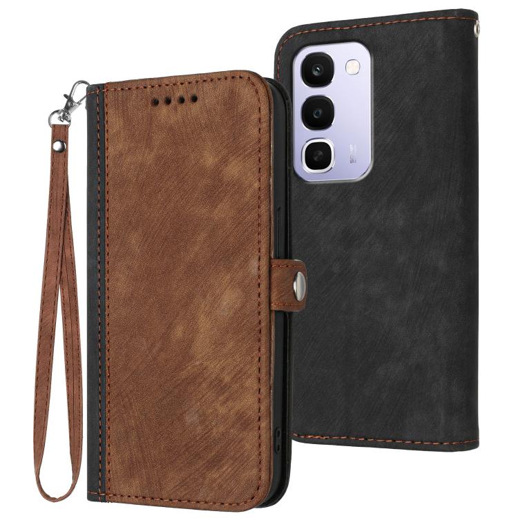 Side Buckle Double Fold Hand Strap Leather Phone Case, For Realme 16T 5G, For Realme C100 4G, For Realme P4 Power 5G, For Realme Note 80 4G, For Realme Neo8 5G, For Realme 16 5G, For Realme 16 Pro+ 5G Global, For Realme 16 Pro 5G Global                ...