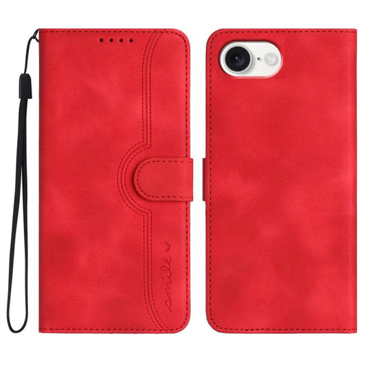 Heart Pattern Skin Feel Leather Phone Case, For iPhone 17e / 16e, For iPhone 17 Pro Max, For iPhone 17 Pro, For iPhone 17, For iPhone Air, For iPhone 16 Pro Max, For iPhone 16 Pro, For iPhone 16 Plus, For iPhone 16, For iPhone 15 Pro Max