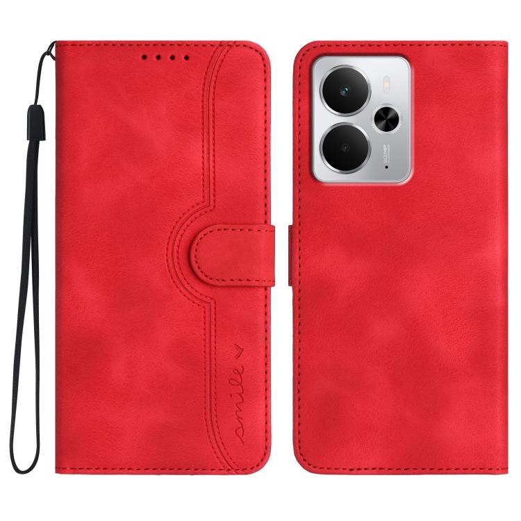 Heart Pattern Skin Feel Leather Phone Case, For Realme 16T 5G, For Realme C100 4G, For Realme P4 Power 5G, For Realme Note 80 4G, For Realme Neo8 5G, For Realme 16 5G, For Realme 16 Pro+ 5G Global, For Realme 16 Pro 5G Global                           ...