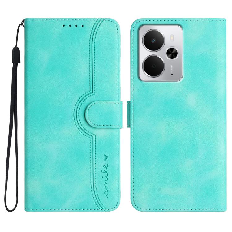 Heart Pattern Skin Feel Leather Phone Case, For Realme 16T 5G, For Realme C100 4G, For Realme P4 Power 5G, For Realme Note 80 4G, For Realme Neo8 5G, For Realme 16 5G, For Realme 16 Pro+ 5G Global, For Realme 16 Pro 5G Global                           ...