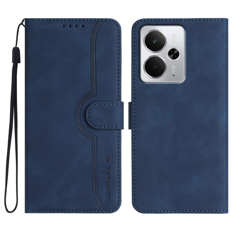 Heart Pattern Skin Feel Leather Phone Case, For Realme 16T 5G, For Realme C100 4G, For Realme P4 Power 5G, For Realme Note 80 4G, For Realme Neo8 5G, For Realme 16 5G, For Realme 16 Pro+ 5G Global, For Realme 16 Pro 5G Global                           ...