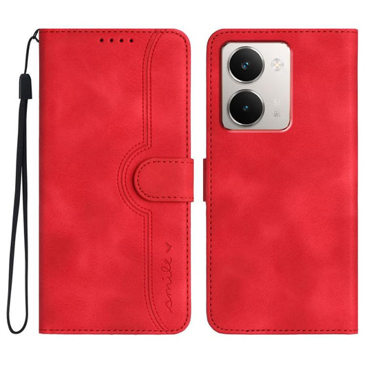 Heart Pattern Skin Feel Leather Phone Case, For Realme P3 Ultra 5G, For Realme P3 Pro, For Realme 14 Pro+, For Realme 14 Pro, For Realme 14x Global, For Realme C75 Global, For Realme GT7 Pro, For Realme 13 Pro / 13 Pro+ Global, For Realme GT 6 / GT 6T ...