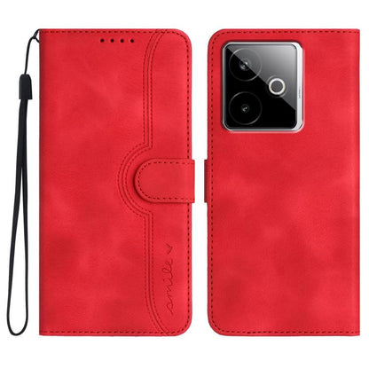 Heart Pattern Skin Feel Leather Phone Case, For Realme 16T 5G, For Realme C100 4G, For Realme P4 Power 5G, For Realme Note 80 4G, For Realme Neo8 5G, For Realme 16 5G, For Realme 16 Pro+ 5G Global, For Realme 16 Pro 5G Global                           ...