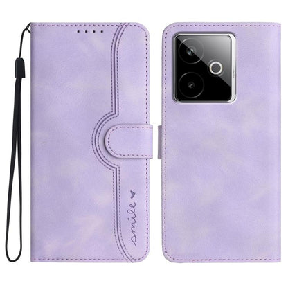 Heart Pattern Skin Feel Leather Phone Case, For Realme 16T 5G, For Realme C100 4G, For Realme P4 Power 5G, For Realme Note 80 4G, For Realme Neo8 5G, For Realme 16 5G, For Realme 16 Pro+ 5G Global, For Realme 16 Pro 5G Global                           ...