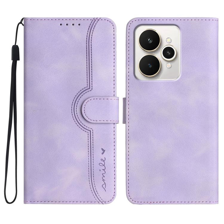 Heart Pattern Skin Feel Leather Phone Case, For Realme 16T 5G, For Realme C100 4G, For Realme P4 Power 5G, For Realme Note 80 4G, For Realme Neo8 5G, For Realme 16 5G, For Realme 16 Pro+ 5G Global, For Realme 16 Pro 5G Global                           ...