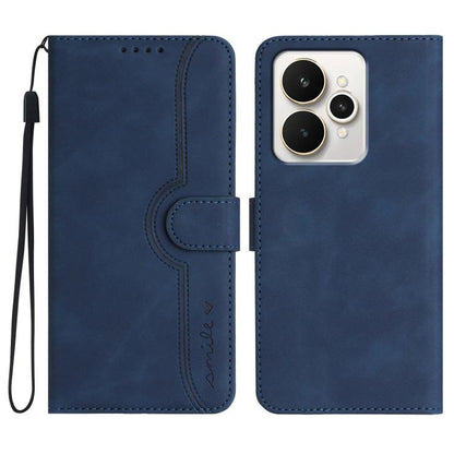 Heart Pattern Skin Feel Leather Phone Case, For Realme 16T 5G, For Realme C100 4G, For Realme P4 Power 5G, For Realme Note 80 4G, For Realme Neo8 5G, For Realme 16 5G, For Realme 16 Pro+ 5G Global, For Realme 16 Pro 5G Global                           ...