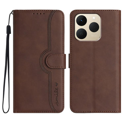 Heart Pattern Skin Feel Leather Phone Case, For Realme 16T 5G, For Realme C100 4G, For Realme P4 Power 5G, For Realme Note 80 4G, For Realme Neo8 5G, For Realme 16 5G, For Realme 16 Pro+ 5G Global, For Realme 16 Pro 5G Global                           ...