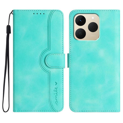 Heart Pattern Skin Feel Leather Phone Case, For Realme 16T 5G, For Realme C100 4G, For Realme P4 Power 5G, For Realme Note 80 4G, For Realme Neo8 5G, For Realme 16 5G, For Realme 16 Pro+ 5G Global, For Realme 16 Pro 5G Global                           ...