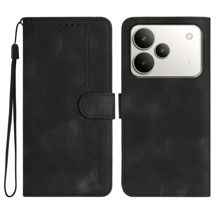 Heart Pattern Skin Feel Leather Phone Case, For Realme 16T 5G, For Realme C100 4G, For Realme P4 Power 5G, For Realme Note 80 4G, For Realme Neo8 5G, For Realme 16 5G, For Realme 16 Pro+ 5G Global, For Realme 16 Pro 5G Global                           ...