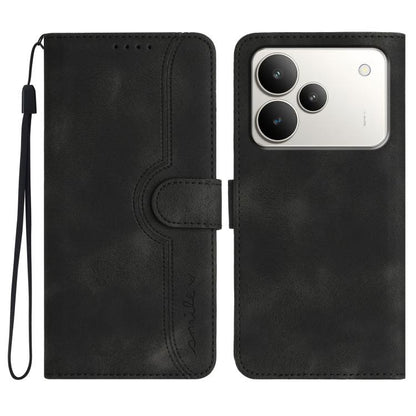 Heart Pattern Skin Feel Leather Phone Case, For Realme 16T 5G, For Realme C100 4G, For Realme P4 Power 5G, For Realme Note 80 4G, For Realme Neo8 5G, For Realme 16 5G, For Realme 16 Pro+ 5G Global, For Realme 16 Pro 5G Global                           ...