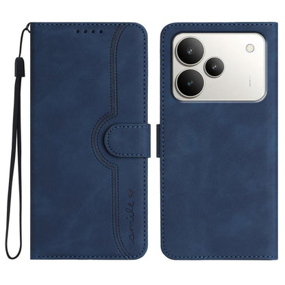 Heart Pattern Skin Feel Leather Phone Case, For Realme 16T 5G, For Realme C100 4G, For Realme P4 Power 5G, For Realme Note 80 4G, For Realme Neo8 5G, For Realme 16 5G, For Realme 16 Pro+ 5G Global, For Realme 16 Pro 5G Global                           ...