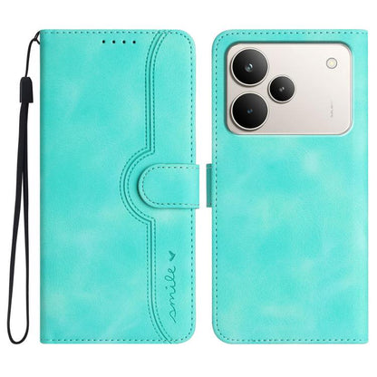 Heart Pattern Skin Feel Leather Phone Case, For Realme 16T 5G, For Realme C100 4G, For Realme P4 Power 5G, For Realme Note 80 4G, For Realme Neo8 5G, For Realme 16 5G, For Realme 16 Pro+ 5G Global, For Realme 16 Pro 5G Global                           ...