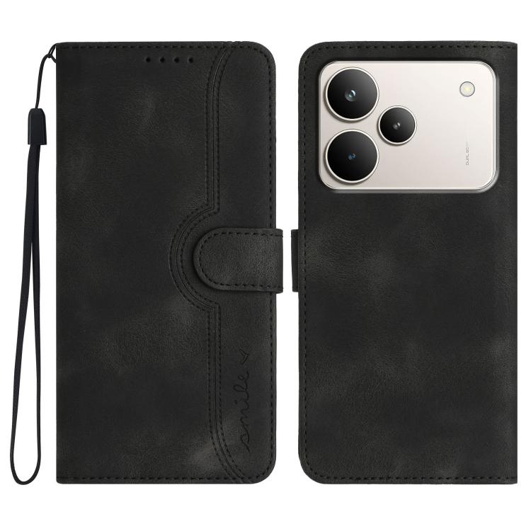 Heart Pattern Skin Feel Leather Phone Case, For Realme 16T 5G, For Realme C100 4G, For Realme P4 Power 5G, For Realme Note 80 4G, For Realme Neo8 5G, For Realme 16 5G, For Realme 16 Pro+ 5G Global, For Realme 16 Pro 5G Global                           ...