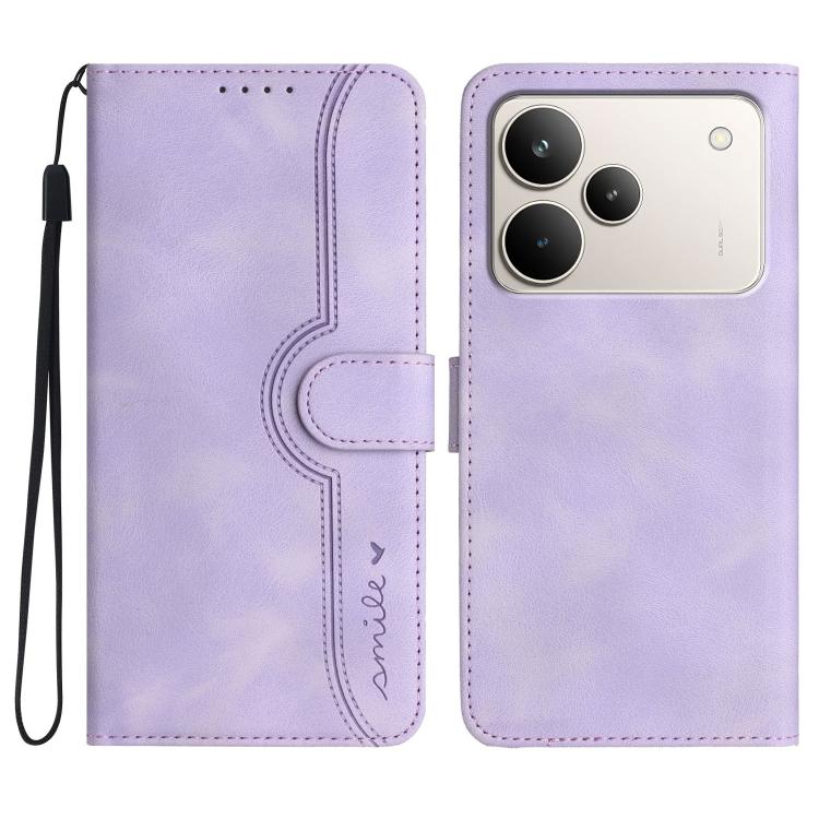 Heart Pattern Skin Feel Leather Phone Case, For Realme 16T 5G, For Realme C100 4G, For Realme P4 Power 5G, For Realme Note 80 4G, For Realme Neo8 5G, For Realme 16 5G, For Realme 16 Pro+ 5G Global, For Realme 16 Pro 5G Global                           ...