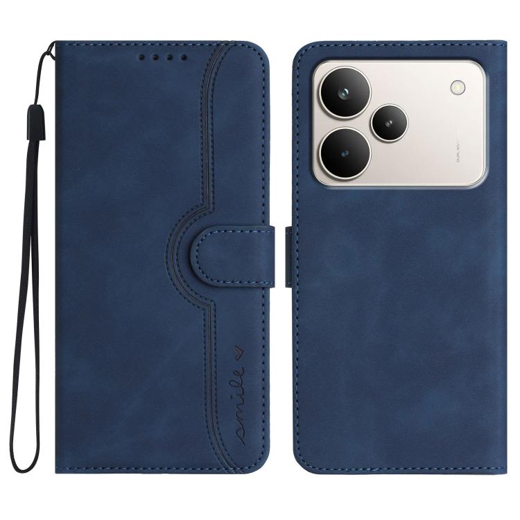 Heart Pattern Skin Feel Leather Phone Case, For Realme 16T 5G, For Realme C100 4G, For Realme P4 Power 5G, For Realme Note 80 4G, For Realme Neo8 5G, For Realme 16 5G, For Realme 16 Pro+ 5G Global, For Realme 16 Pro 5G Global                           ...