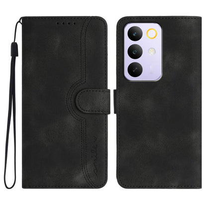Heart Pattern Skin Feel Leather Phone Case, For Realme 16T 5G, For Realme C100 4G, For Realme P4 Power 5G, For Realme Note 80 4G, For Realme Neo8 5G, For Realme 16 5G, For Realme 16 Pro+ 5G Global, For Realme 16 Pro 5G Global                           ...