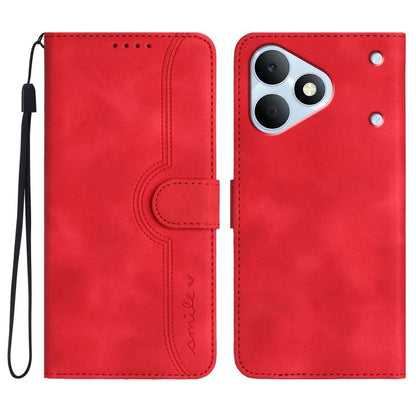 Heart Pattern Skin Feel Leather Phone Case, For Realme 16T 5G, For Realme C100 4G, For Realme P4 Power 5G, For Realme Note 80 4G, For Realme Neo8 5G, For Realme 16 5G, For Realme 16 Pro+ 5G Global, For Realme 16 Pro 5G Global                           ...