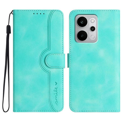 Heart Pattern Skin Feel Leather Phone Case, For Realme 16T 5G, For Realme C100 4G, For Realme P4 Power 5G, For Realme Note 80 4G, For Realme Neo8 5G, For Realme 16 5G, For Realme 16 Pro+ 5G Global, For Realme 16 Pro 5G Global                           ...