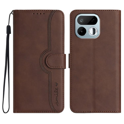 Heart Pattern Skin Feel Leather Phone Case, For Realme 16T 5G, For Realme C100 4G, For Realme P4 Power 5G, For Realme Note 80 4G, For Realme Neo8 5G, For Realme 16 5G, For Realme 16 Pro+ 5G Global, For Realme 16 Pro 5G Global                           ...
