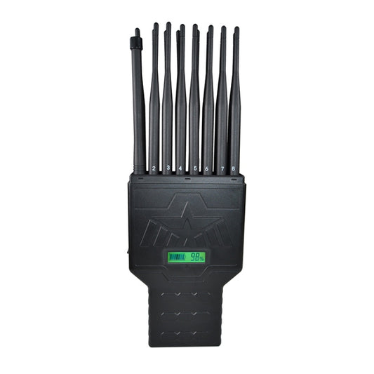 JAX-121P16 2G/3G/4G/5G/WiFi/GPS Handheld Phone Signal Jammer, JAX-121P16