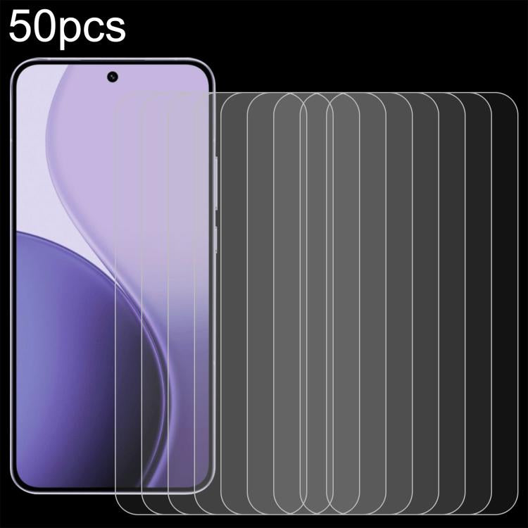 50pcs 0.26mm 9H 2.5D Tempered Glass Film, For OPPO K14x 5G, For OPPO K14 5G, For OPPO Find X9s Pro 5G, For OPPO K15 Pro+, For OPPO K15 Pro 5G, For OPPO Find X9s, For OPPO Find X9 Ultra, For OPPO A6t Pro 5G, For OPPO A6s Pro 4G                          ...