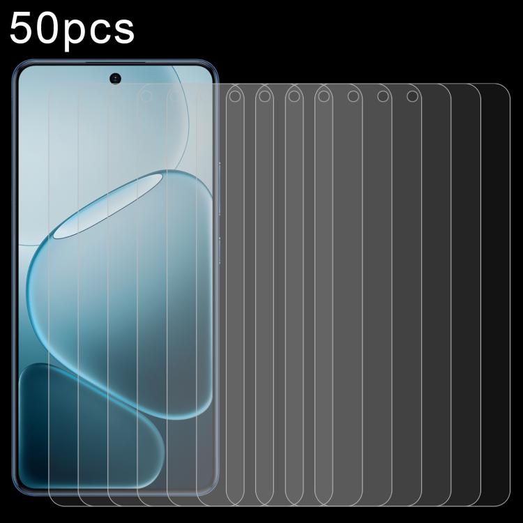 50pcs 0.26mm 9H 2.5D Tempered Glass Film, For OPPO K14x 5G, For OPPO K14 5G, For OPPO Find X9s Pro 5G, For OPPO K15 Pro+, For OPPO K15 Pro 5G, For OPPO Find X9s, For OPPO Find X9 Ultra, For OPPO A6t Pro 5G, For OPPO A6s Pro 4G                          ...