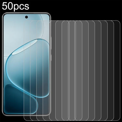 50pcs 0.26mm 9H 2.5D Tempered Glass Film, For OPPO K14x 5G, For OPPO K14 5G, For OPPO Find X9s Pro 5G, For OPPO K15 Pro+, For OPPO K15 Pro 5G, For OPPO Find X9s, For OPPO Find X9 Ultra, For OPPO A6t Pro 5G, For OPPO A6s Pro 4G                          ...