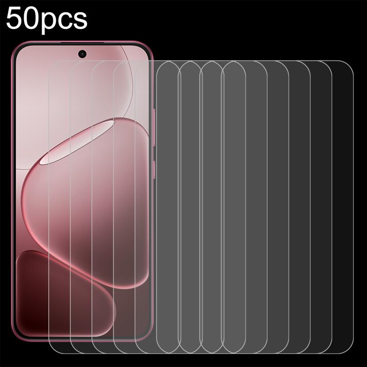 50pcs 0.26mm 9H 2.5D Tempered Glass Film, For OPPO K14x 5G, For OPPO K14 5G, For OPPO Find X9s Pro 5G, For OPPO K15 Pro+, For OPPO K15 Pro 5G, For OPPO Find X9s, For OPPO Find X9 Ultra, For OPPO A6t Pro 5G, For OPPO A6s Pro 4G                          ...