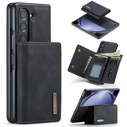 DG.MING M1 Series 3-Fold Multi Card Wallet + Magnetic Phone Case, For Galaxy Z Fold8 Ultra 5G, For Galaxy Z Fold7 5G, For Samsung Galaxy Z Fold5