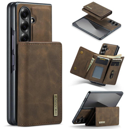 DG.MING M1 Series 3-Fold Multi Card Wallet + Magnetic Phone Case, For Galaxy Z Fold8 Ultra 5G, For Galaxy Z Fold7 5G, For Samsung Galaxy Z Fold5