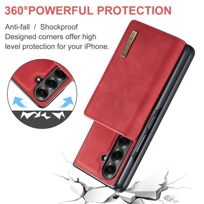 DG.MING M1 Series 3-Fold Multi Card Wallet + Magnetic Phone Case, For Galaxy Z Fold8 Ultra 5G, For Galaxy Z Fold7 5G, For Samsung Galaxy Z Fold5