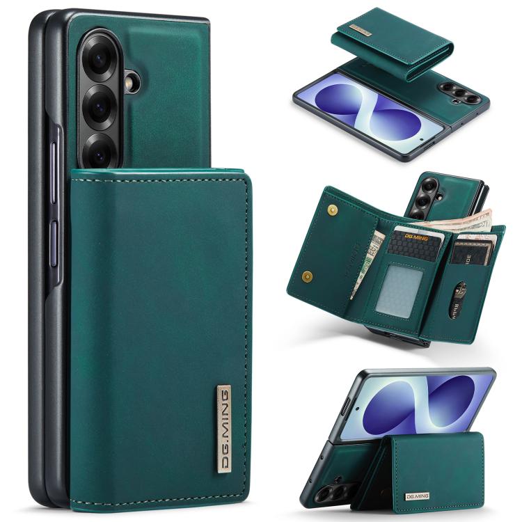DG.MING M1 Series 3-Fold Multi Card Wallet + Magnetic Phone Case, For Galaxy Z Fold8 Ultra 5G, For Galaxy Z Fold7 5G, For Samsung Galaxy Z Fold5