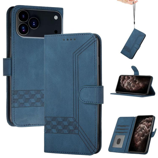 Cubic Skin Feel Flip Leather Phone Case, For iPhone 18 Pro / 17 Pro, For iPhone 18 Pro Max / 17 Pro Max, For iPhone 17e / 16e, For iPhone 17, For iPhone Air, For iPhone 16 Pro Max, For iPhone 16 Pro, For iPhone 16 Plus, For iPhone 16                   ...