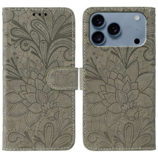Lace Flower Embossing Flip Leather Phone Case, For iPhone 17 Pro Max, For iPhone 17 Pro, For iPhone 17, For iPhone 17 Air, For iPhone 16e, For iPhone 16 Pro Max, For iPhone 16 Pro, For iPhone 16 Plus, For iPhone 16, For iPhone 15 Pro Max���������������...