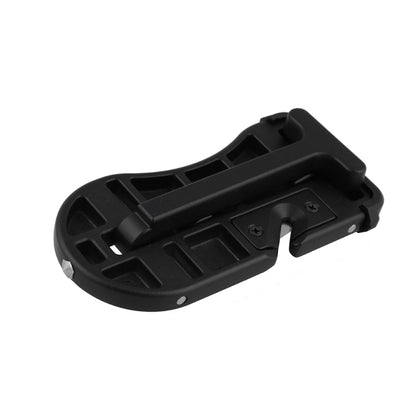 BF013-BK Automotive Door Step Hook Aluminum Foldable Ladder Mini Foot Pedal for Jeep SUV Truck WP, BF013-BK