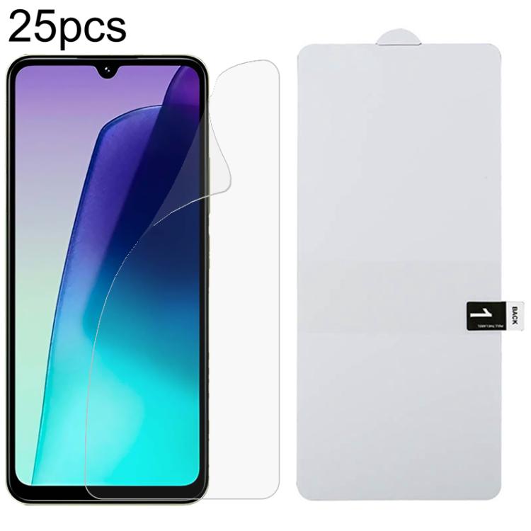 25pcs Full Screen Protector Explosion-proof Hydrogel Film, For Redmi 17C 4G, For Redmi K90 Ultra 5G, For Redmi K100 Pro 5G, For Xiaomi 17 Max 5G, For Redmi K90 Max 5G, For Xiaomi Poco C81x 4G, For Xiaomi 17T Pro 5G, For Xiaomi Poco M8s 5G              ...