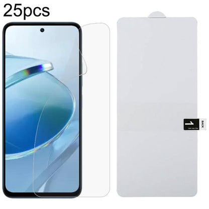 25pcs Full Screen Protector Explosion-proof Hydrogel Film, For Redmi 17C 4G, For Redmi K90 Ultra 5G, For Redmi K100 Pro 5G, For Xiaomi 17 Max 5G, For Redmi K90 Max 5G, For Xiaomi Poco C81x 4G, For Xiaomi 17T Pro 5G, For Xiaomi Poco M8s 5G              ...