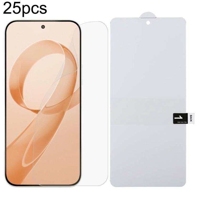25pcs Full Screen Protector Explosion-proof Hydrogel Film, For Redmi A7 4G 171.8mm, For Redmi 17C 4G, For Redmi K90 Ultra 5G, For Redmi K100 Pro 5G, For Xiaomi 17 Max 5G, For Redmi K90 Max 5G, For Xiaomi Poco C81x 4G, For Xiaomi 17T Pro 5G             ...