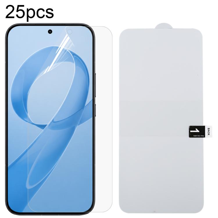25pcs Full Screen Protector Explosion-proof Hydrogel Film, For Redmi A7 4G 171.8mm, For Redmi 17C 4G, For Redmi K90 Ultra 5G, For Redmi K100 Pro 5G, For Xiaomi 17 Max 5G, For Redmi K90 Max 5G, For Xiaomi Poco C81x 4G, For Xiaomi 17T Pro 5G             ...