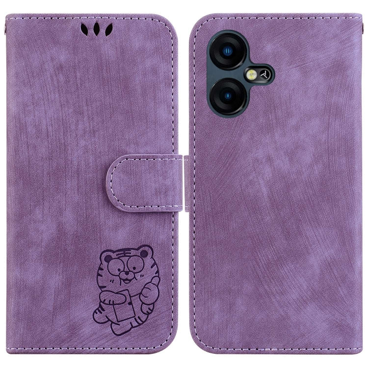 Little Tiger Embossed Leather Phone Case, For Tecno Pova 5 Pro, For Tecno Pova Neo 3, For Tecno Pova 5, For Tecno Camon 20 Premier 5G, For Tecno Camon 20 Pro 5G, For Tecno Camon 20 Pro 4G / 20, For Tecno Spark 10 5G, For Tecno Spark 10 4G / 10C        ...