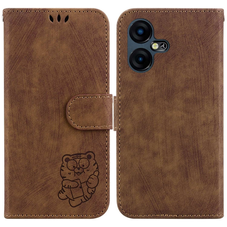 Little Tiger Embossed Leather Phone Case, For Tecno Pova 5 Pro, For Tecno Pova Neo 3, For Tecno Pova 5, For Tecno Camon 20 Premier 5G, For Tecno Camon 20 Pro 5G, For Tecno Camon 20 Pro 4G / 20, For Tecno Spark 10 5G, For Tecno Spark 10 4G / 10C        ...