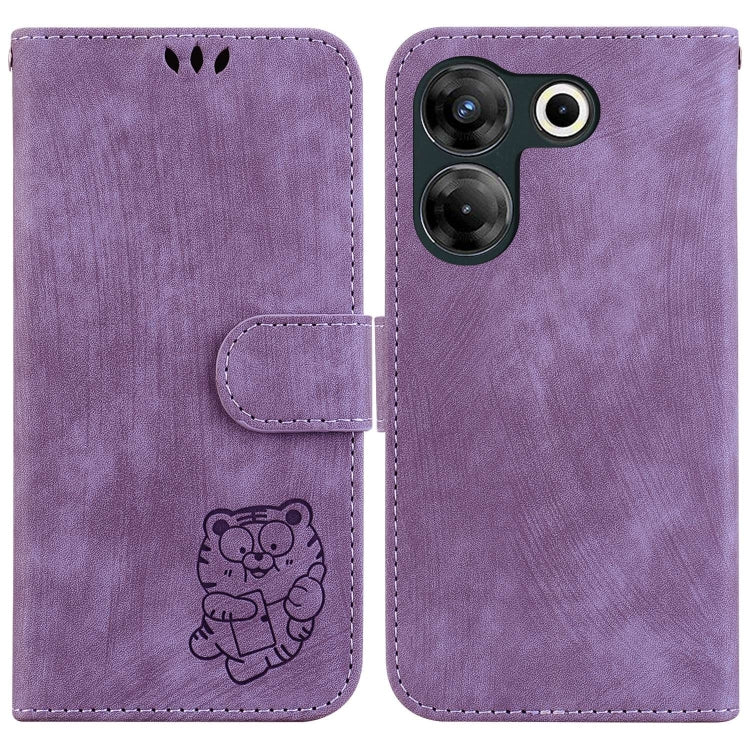 Little Tiger Embossed Leather Phone Case, For Tecno Pova 5 Pro, For Tecno Pova Neo 3, For Tecno Pova 5, For Tecno Camon 20 Premier 5G, For Tecno Camon 20 Pro 5G, For Tecno Camon 20 Pro 4G / 20, For Tecno Spark 10 5G, For Tecno Spark 10 4G / 10C        ...